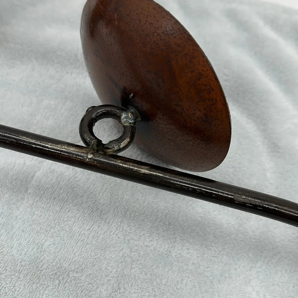 Wrought Iron Scroll Triple Pillar Candle Table-top Feature/Holder - Picture 15 of 15